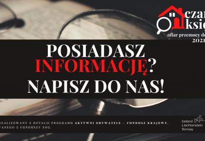 Posiadasz informację o śmiertelnym przypadku w kontekście przemocy w rodzinie?