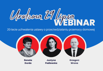 Webinar „Urodzona 29 lipca” – zapraszamy!