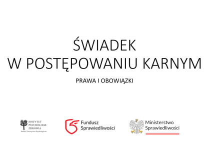 Świadek w postępowaniu karnym