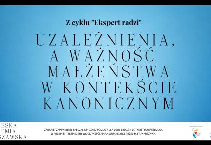 Uzależnienia a ważność małżeństwa w kontekście kanonicznym