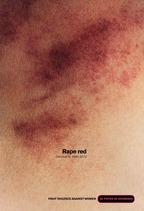 plakat Rape red